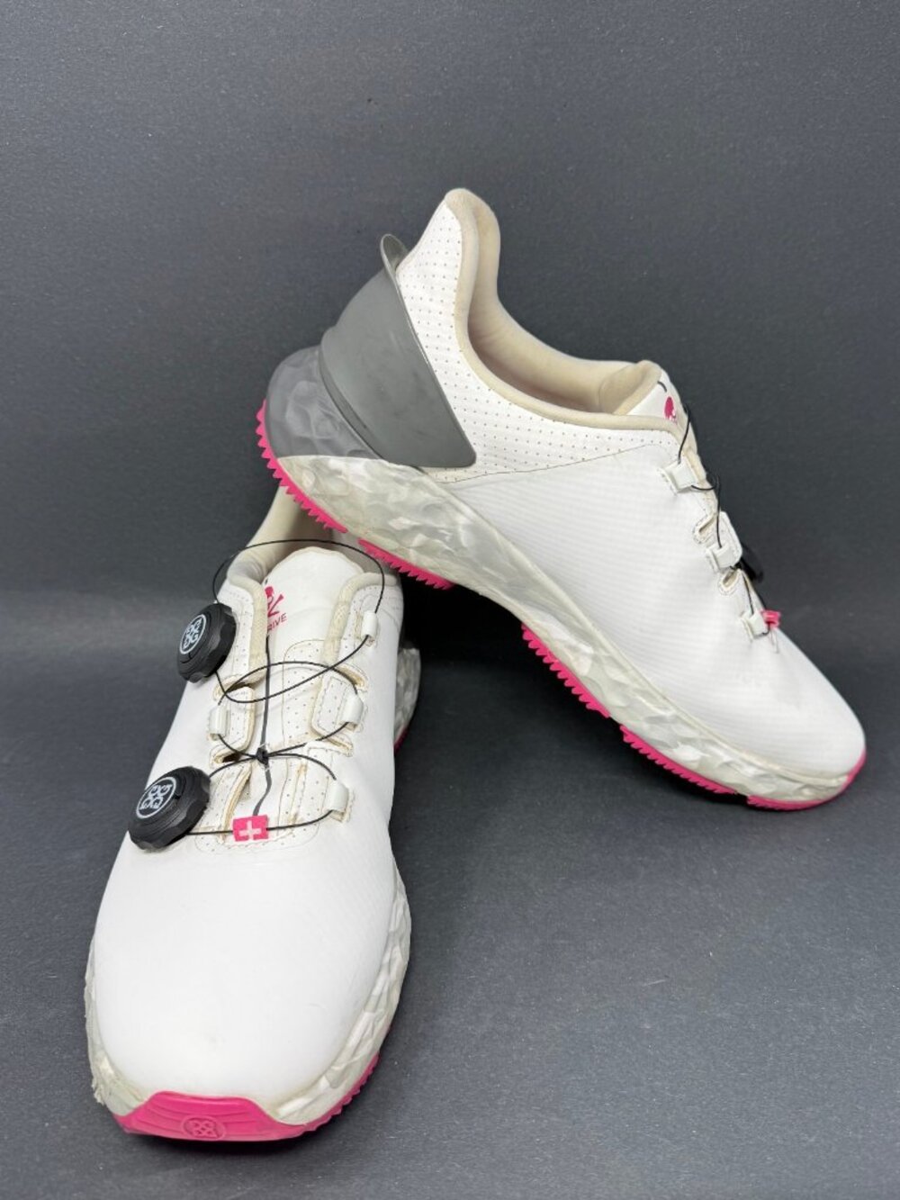 G/Fore G/DRIVE Spikeless Golf Shoes Snow Mens 8 G4MS22EF32